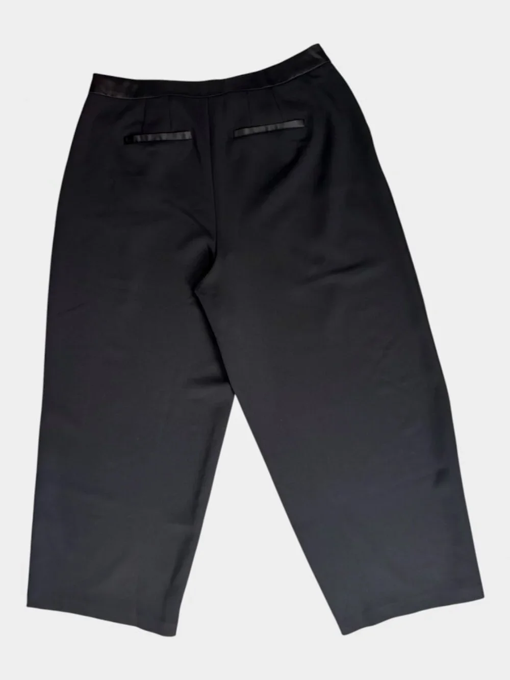 Eloquii X Kate Spade New York Tailored‎ Wide Leg Black Trouser Women's Size 16